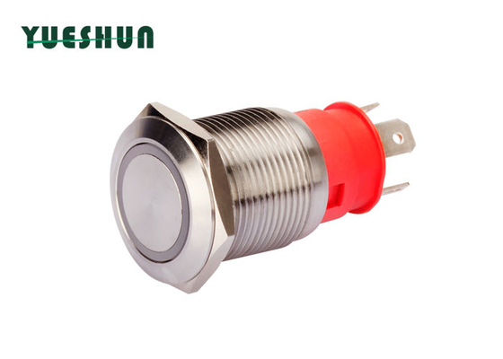 Ip67 Wysokoprądowy przycisk włączania i wyłączania ze stali nierdzewnej 10 A Czerwona dioda LED