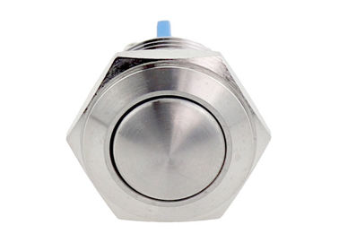 Metalowy antywandalowy przełącznik wciskany 16 mm kulka okrągła główka normalnie otwarta wodoodporna