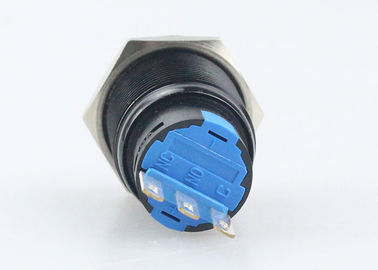 Zatrzaskowy metalowy przełącznik przyciskowy, 3-pinowe samochodowe przełączniki przyciskowe