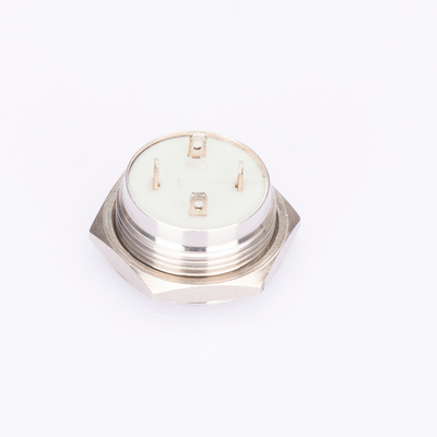 22mm Micro Anti Vandal Push Button Switch Metalowy podświetlany ultra krótki z diodą RGB