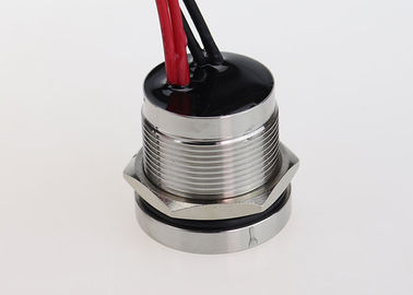 22mm IP68 Metalowy piezoelektryczny przełącznik dotykowy Pierścień Symbol LED System kontroli dostępu 12V 24V
