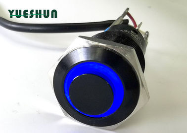 Przełącznik wciskany z wysoką głowicą Podświetlany diodą LED, aluminiowy przełącznik wciskany ze stali nierdzewnej