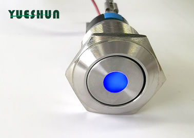 Wodoodporny miniaturowy podświetlany przełącznik przyciskowy z wysokim pierścieniem typu LED