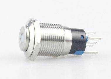 Metalowy przełącznik wciskany LED typu kropkowego, 5-pinowy przełącznik wciskany lekki