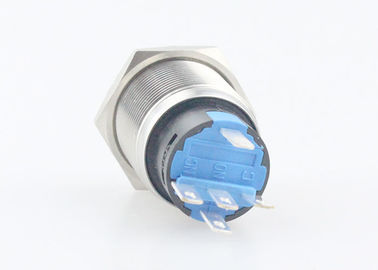 Zatrzaskowy metalowy przełącznik przyciskowy ze stali nierdzewnej, samochodowe przełączniki przyciskowe 12 V 24 V