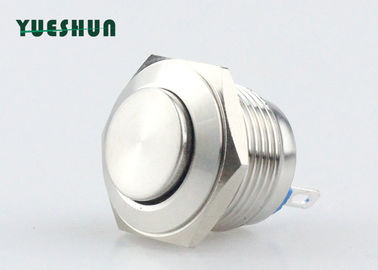 High Head 16mm Stainless Steel Push Button Switch Waterproof Easy Installation