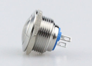 Przełącznik przyciskowy ze stali nierdzewnej z głowicą kulową Montaż na panelu 19 mm normalnie otwarty