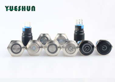 High Security Waterproof Push Button Switch 16mm , IP67 Push Button Switch